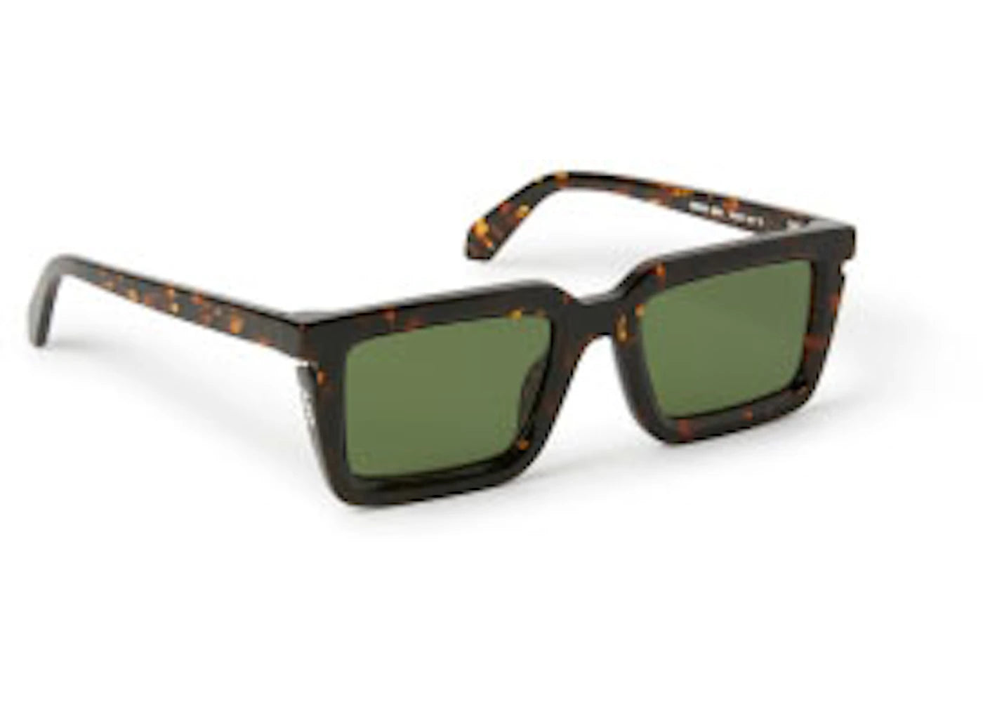 OFF-WHITE Tucson Square Sunglasses Tucson Havana/Green (OERI113S24PLA0016055-FR)