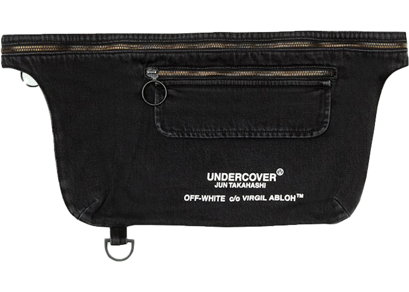 OFF-WHITE Undercover Denim Hip Sack Black/Multicolor