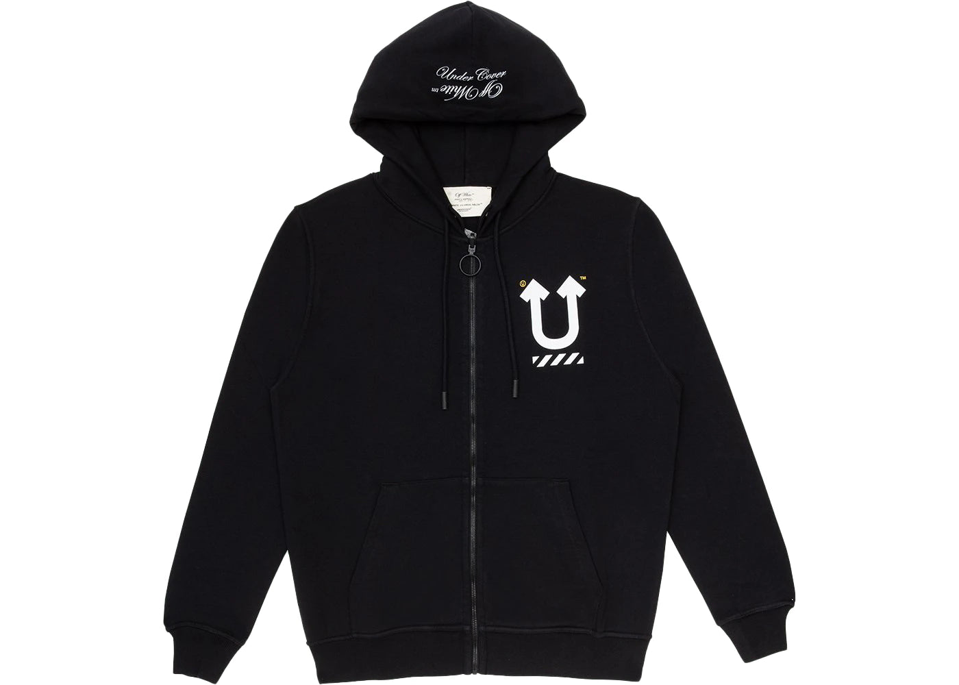 OFF-WHITE Undercover Skeleton RVRS Zipped Hoodie Black/Multicolor