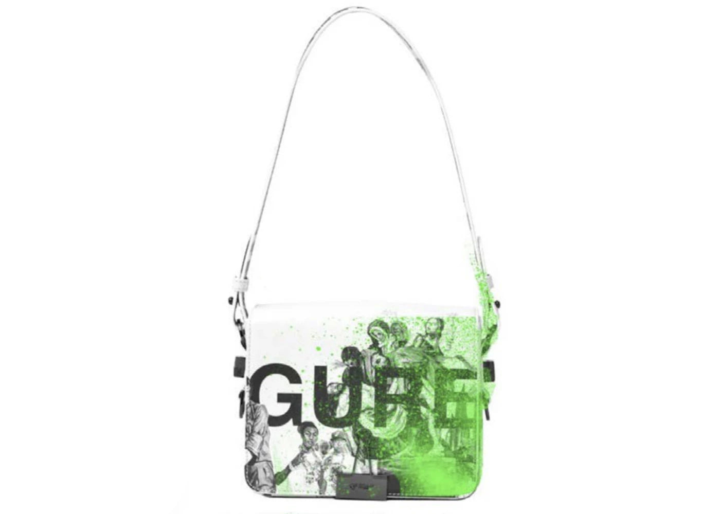 OFF-WHITE Virgil Abloh ICA Flap Bag 02 White/Green