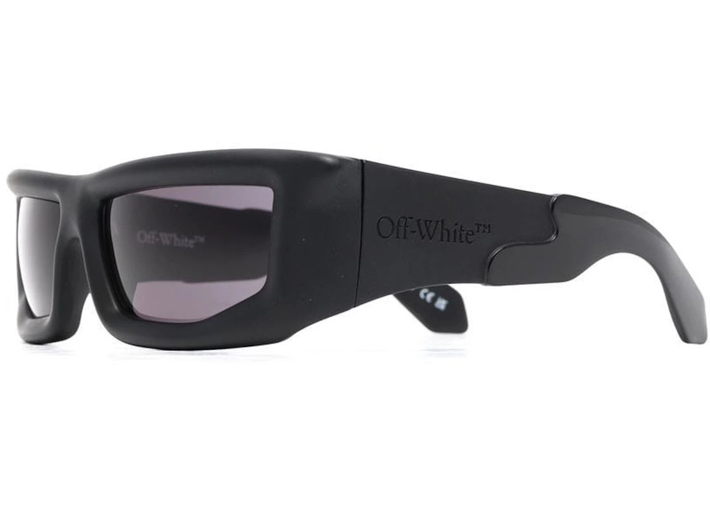 OFF-WHITE Volcanite Square Sunglasses Black (OERI074S23PLA0011007)