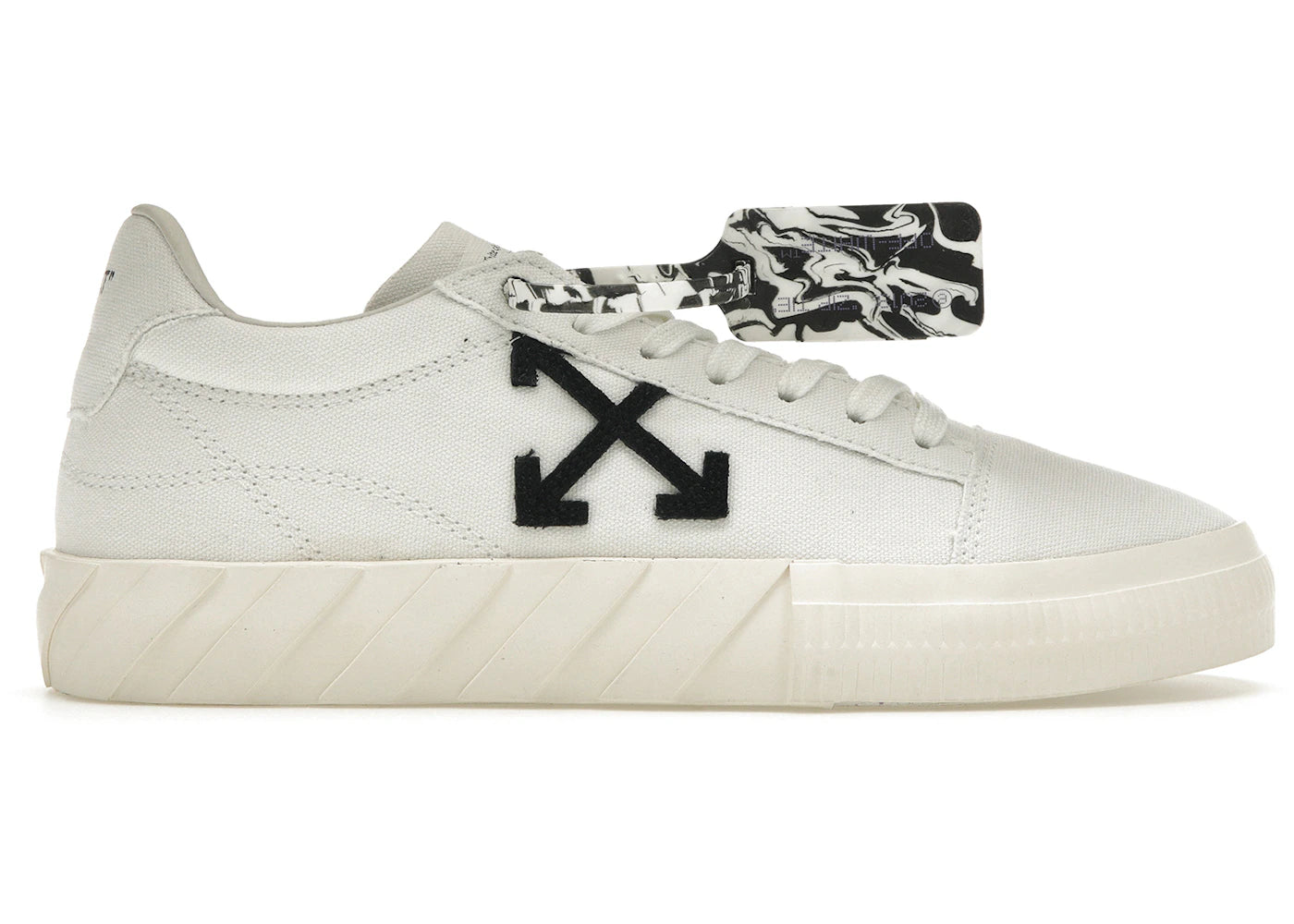 OFF-WHITE Vulc Eco Canvas Low White Black (Women's)