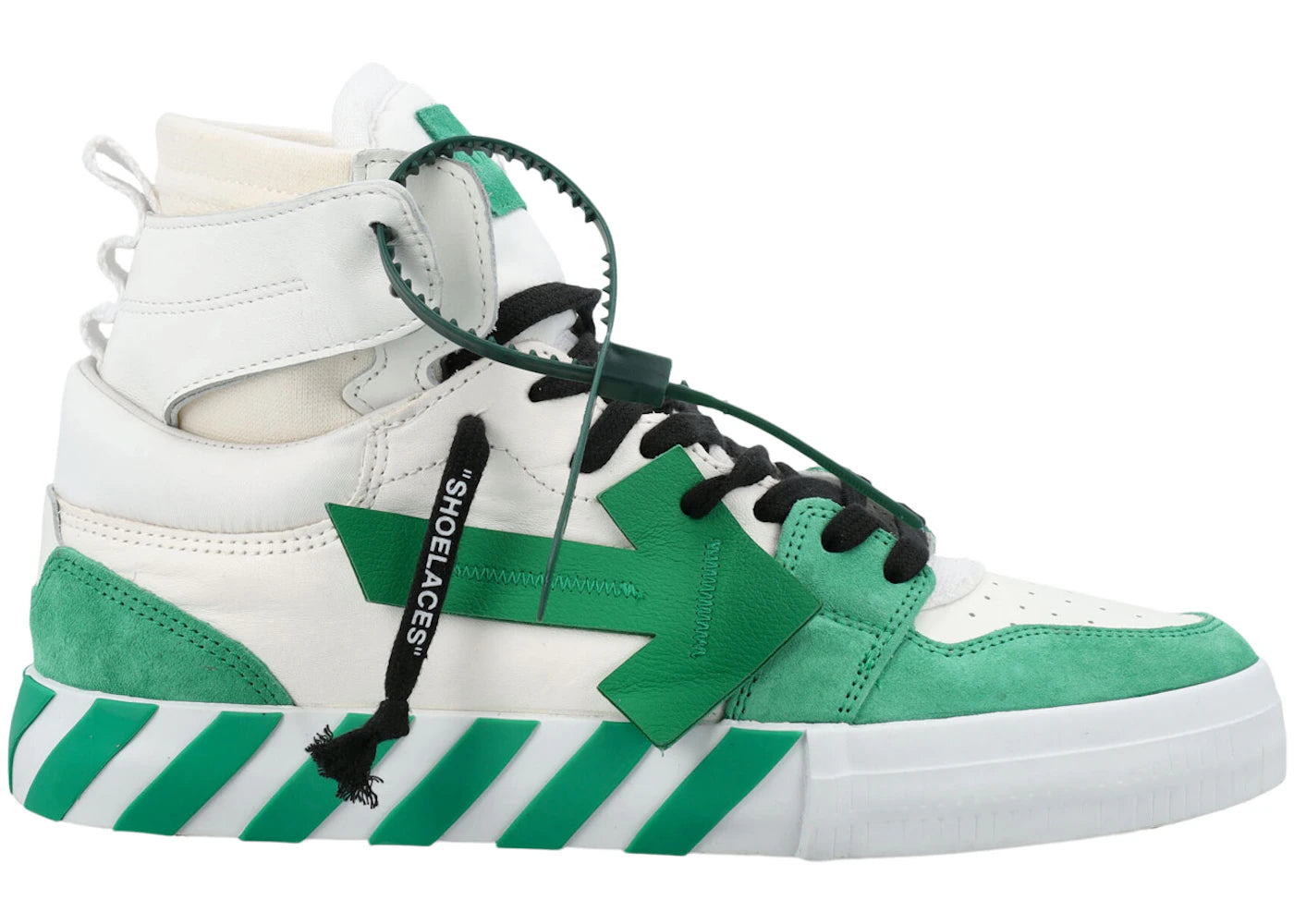 OFF-WHITE Vulc High White Green