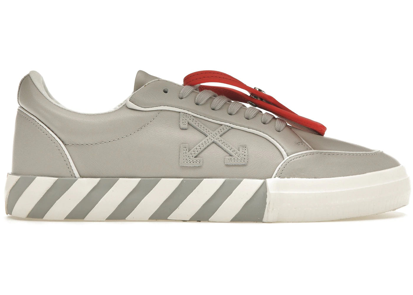 OFF-WHITE Vulc Leather Sneaker Grey