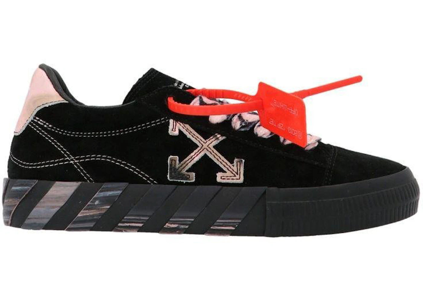 OFF-WHITE Vulc Low Black Pink Tie Dye (Women's)