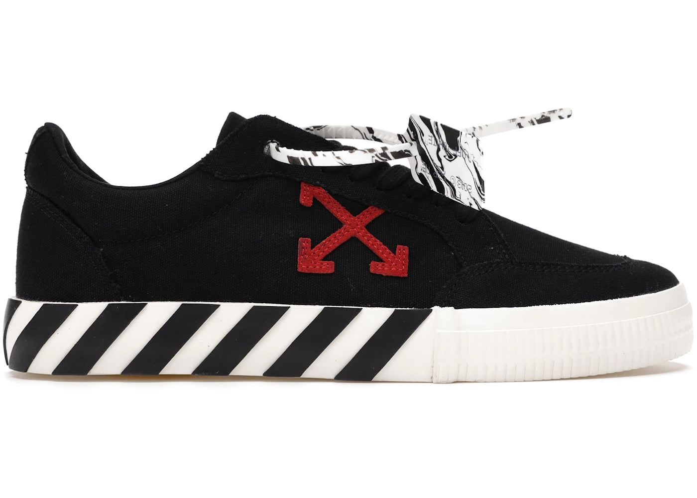 OFF-WHITE Vulc Low Black Red Arrow FW20