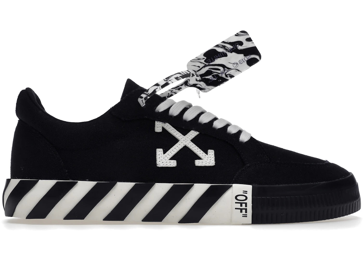 OFF-WHITE Vulc Low Black White Arrow SS21