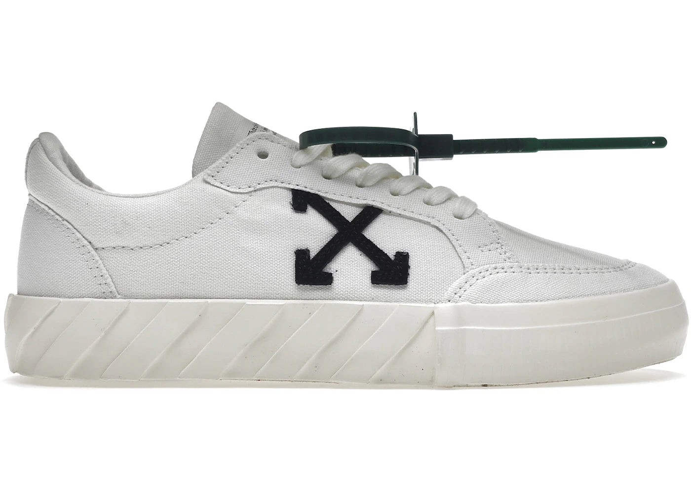 OFF-WHITE Vulc Low Canvas White Black (Women's) (SS22)