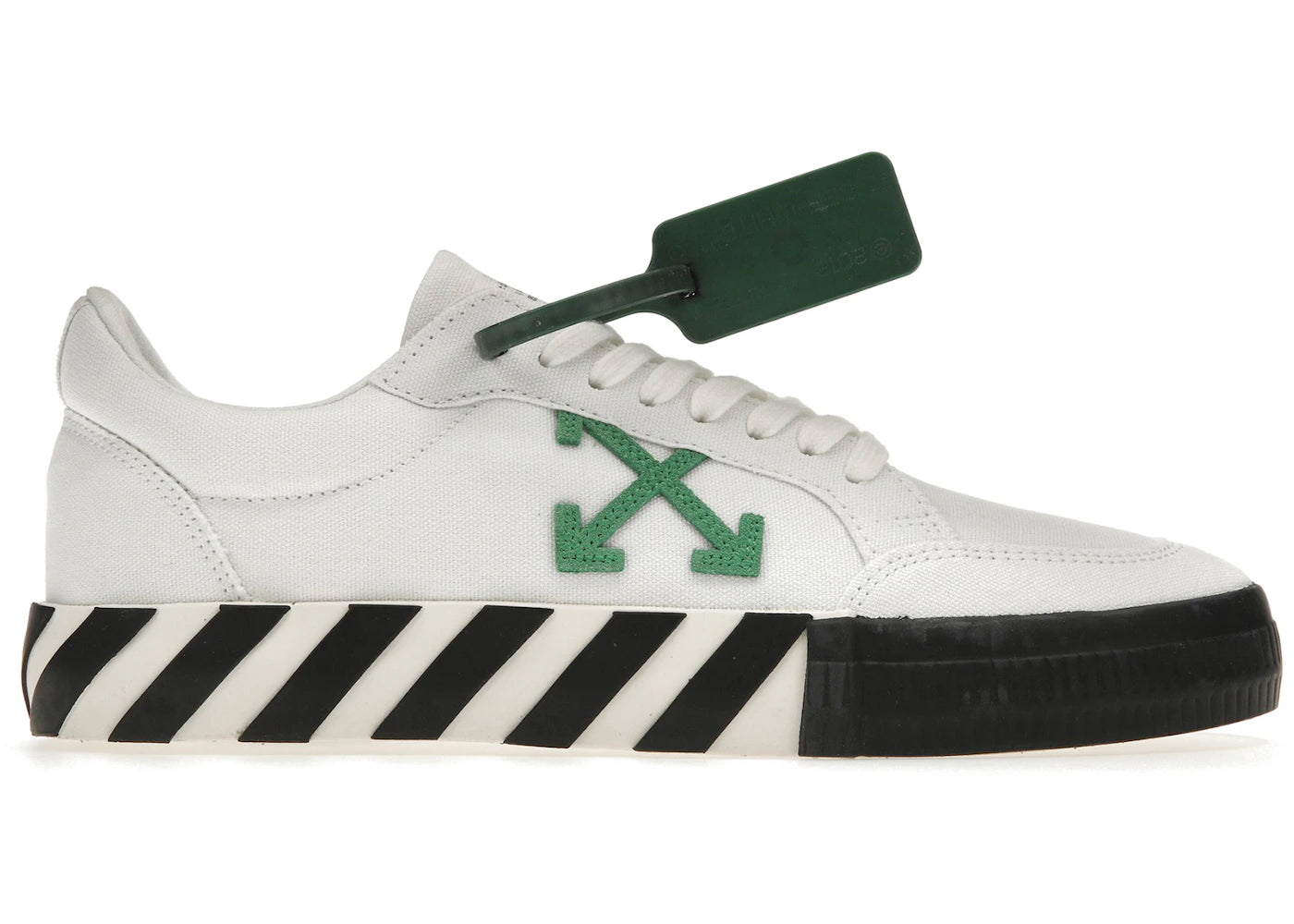 OFF-WHITE Vulc Low Canvas White Green (FW22)