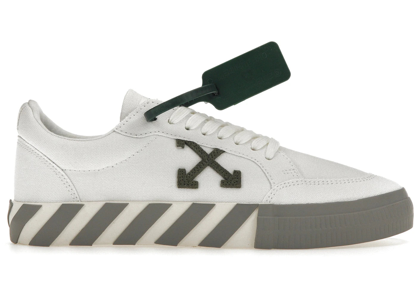 OFF-WHITE Vulc Low Canvas White Khaki Grey (FW22)