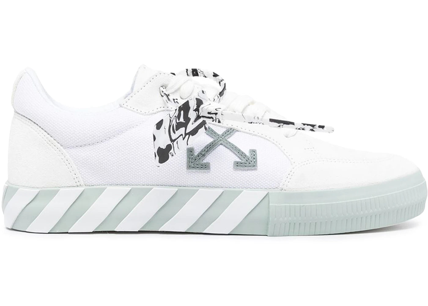 OFF-WHITE Vulc Low Eco Canvas Suede White Sage Green