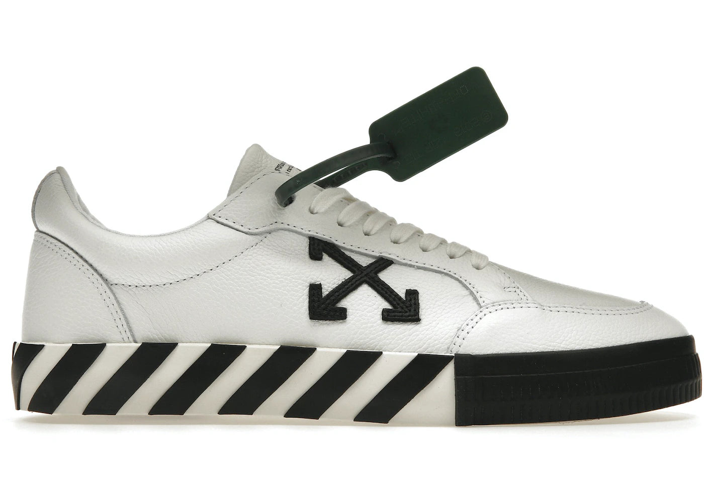 OFF-WHITE Vulc Low Leather White Black SS22