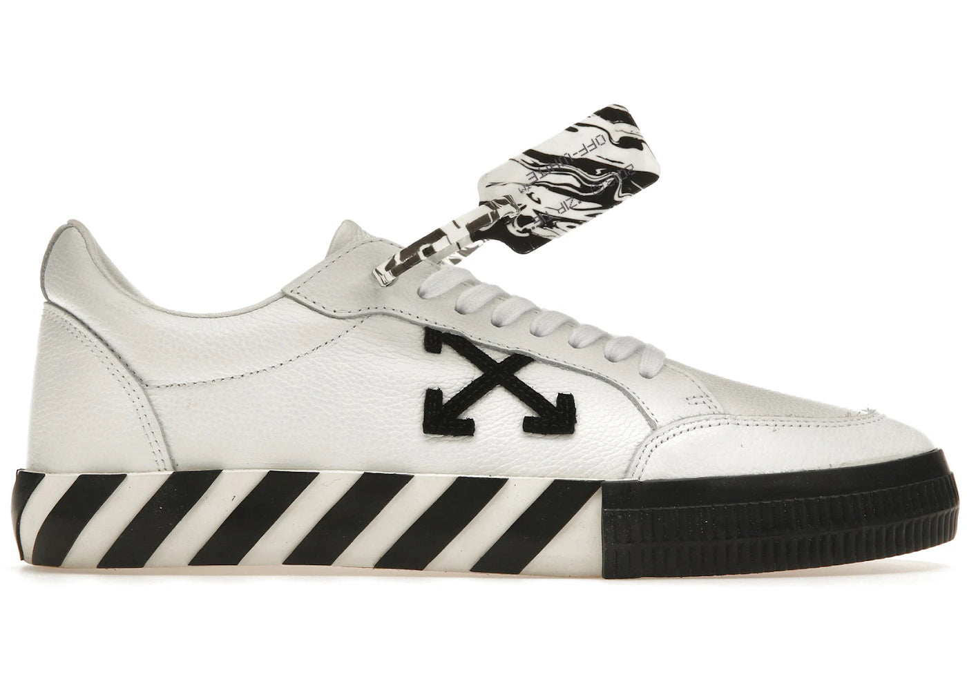 OFF-WHITE Vulc Low Leather White White Black