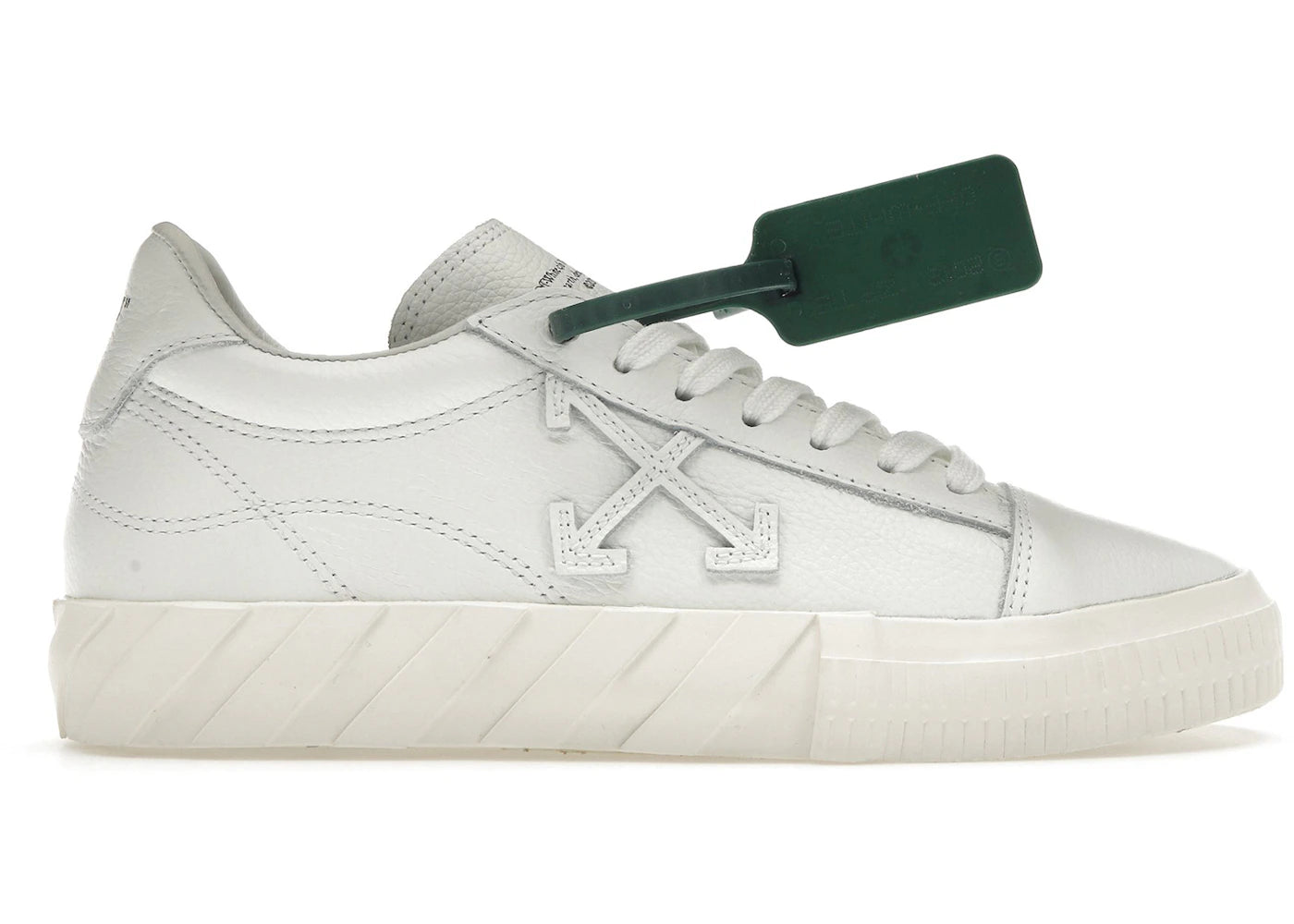 OFF-WHITE Vulc Low Leather White White (Women's)