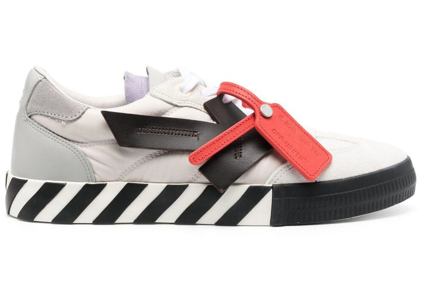 OFF-WHITE Vulc Low Logo Patch White Black