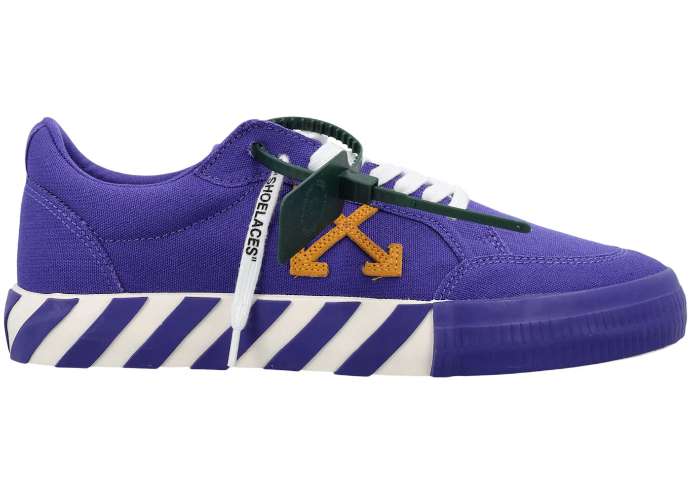 OFF-WHITE Vulc Low Violet Yellow Canvas