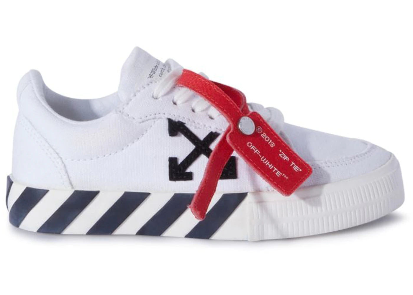 OFF-WHITE Vulc Low White Black (Kids)