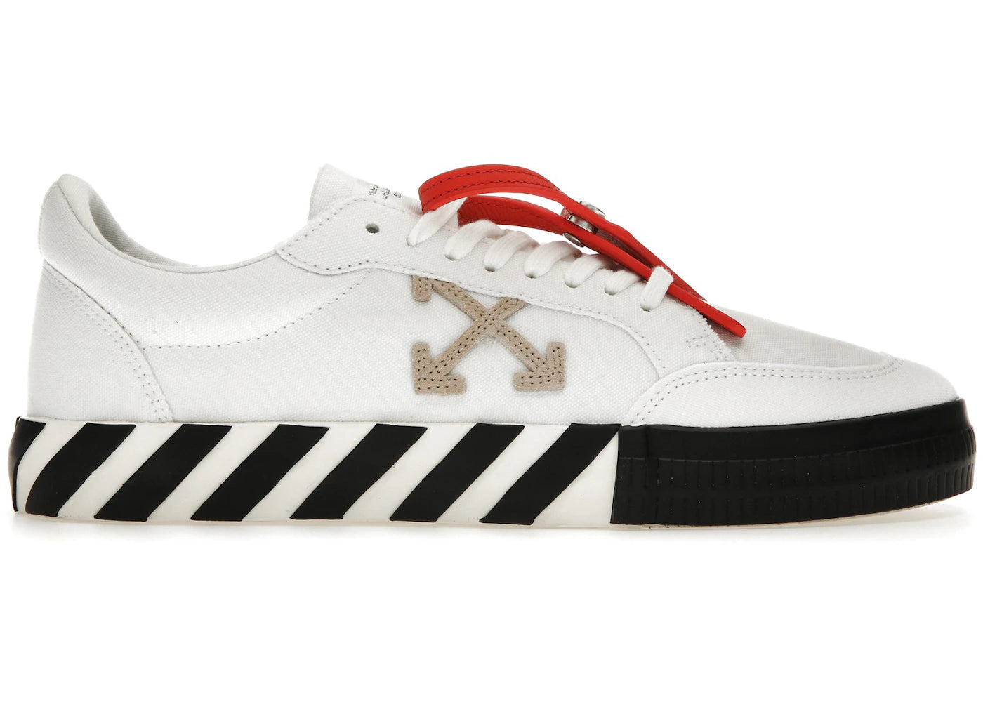 OFF-WHITE Vulc Low White Black Sand