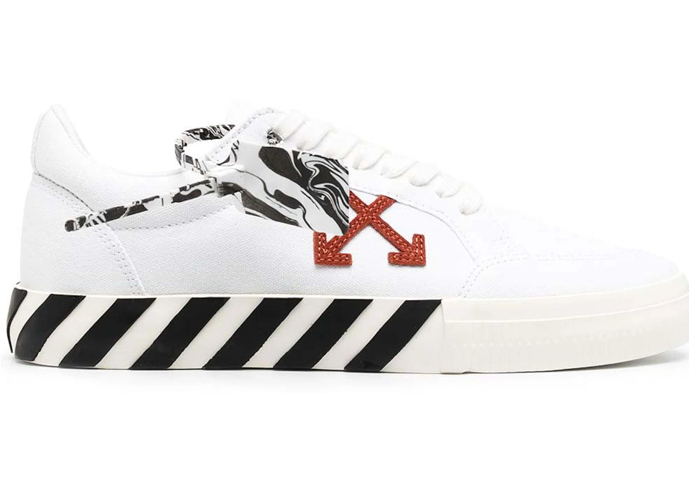 OFF-WHITE Vulc Low White Red Arrow