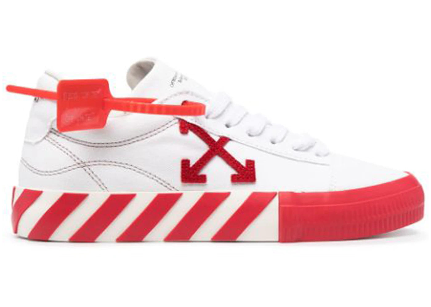 OFF-WHITE Vulc Low White Red SS21