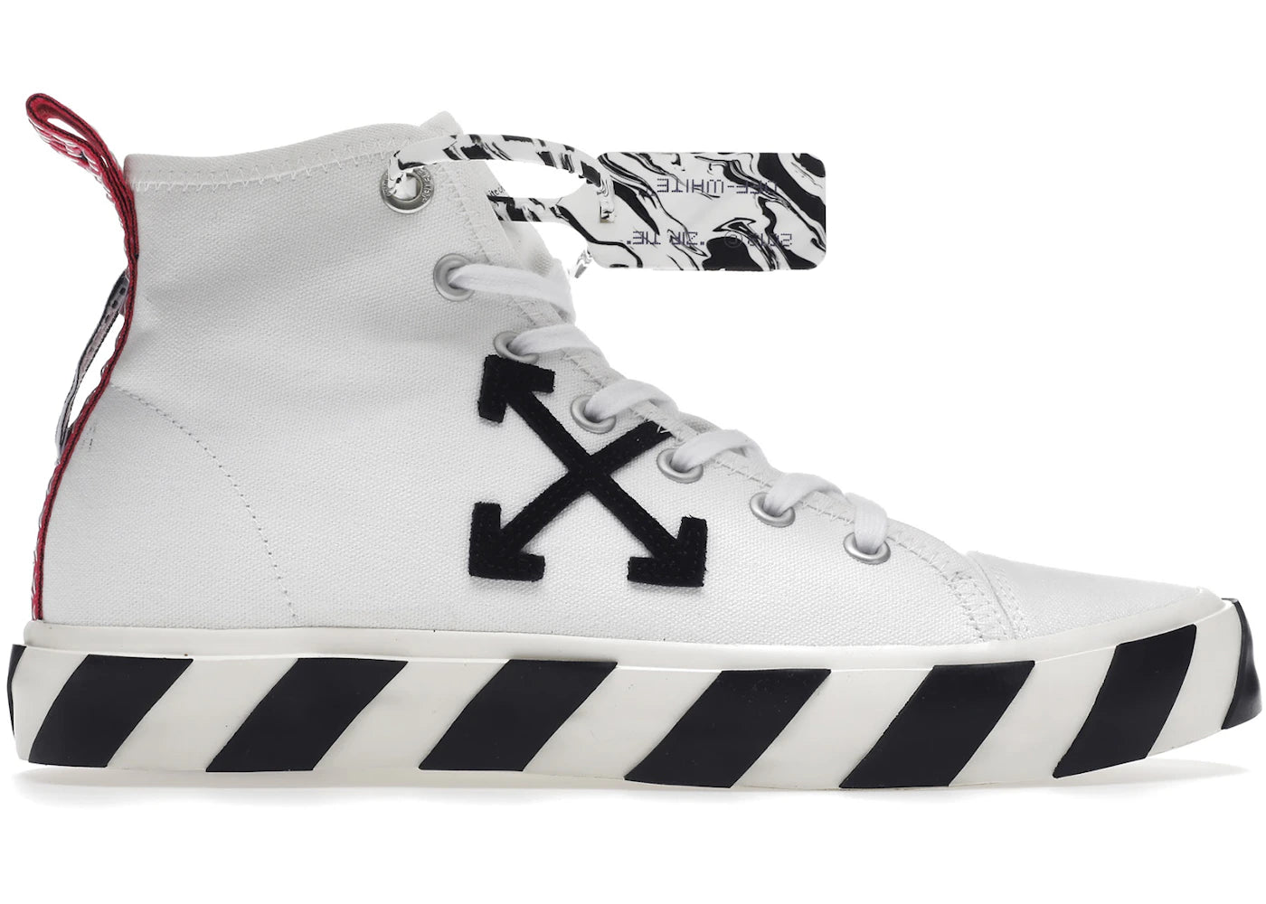 OFF-WHITE Vulcanized Mid Top Black Arrow