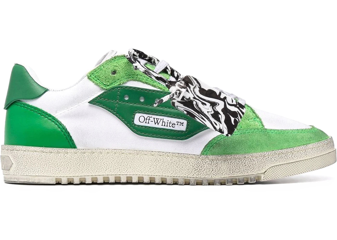 OFF-WHITE Vulcanized 5.0 Low Top White Green