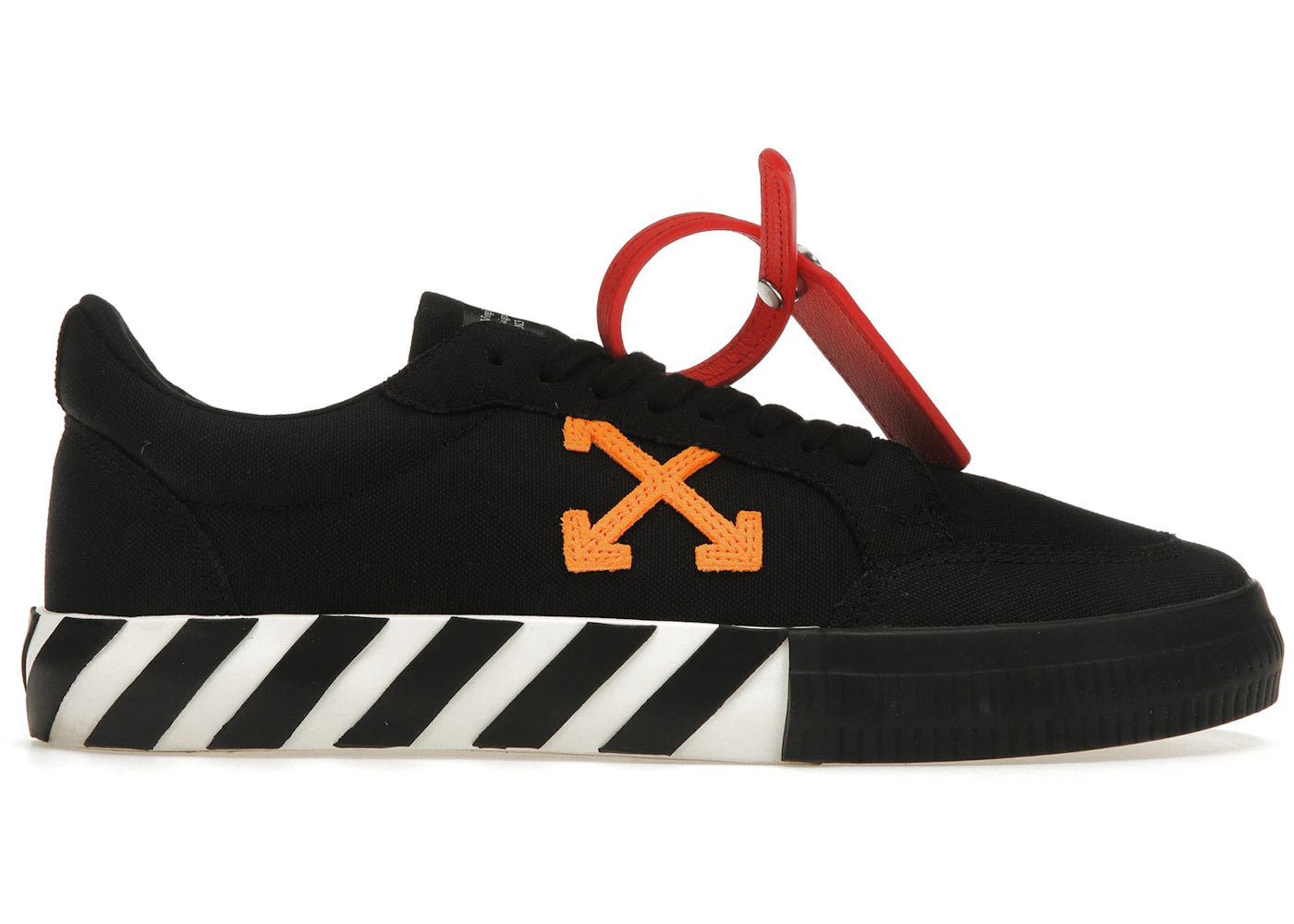 OFF-WHITE Vulcanized Low Black Orange Canvas