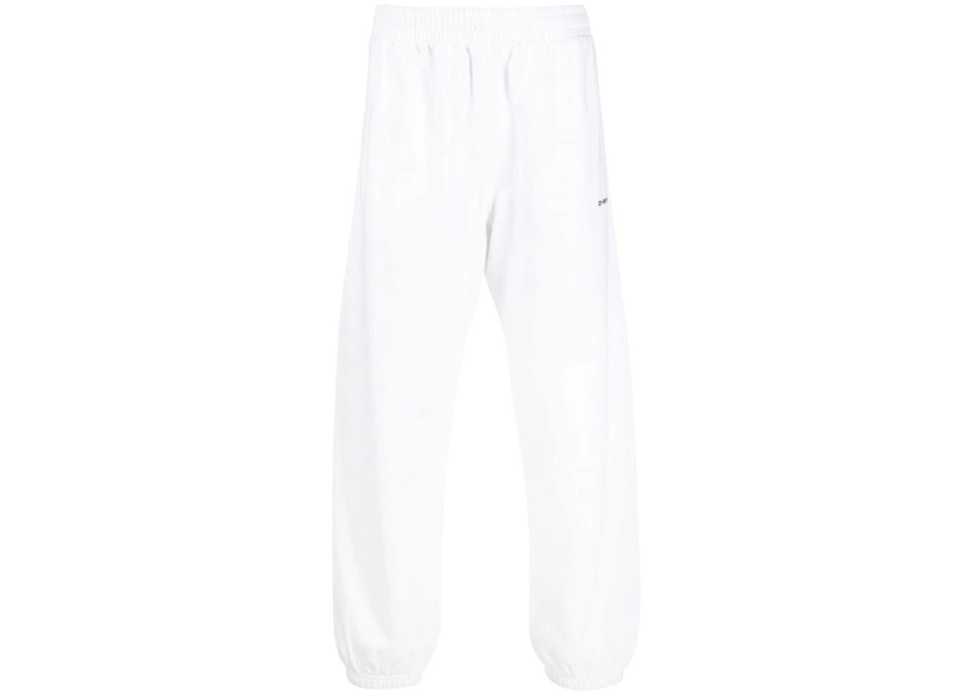 OFF-WHITE Wave Outl Diag Slim Sweatpants White