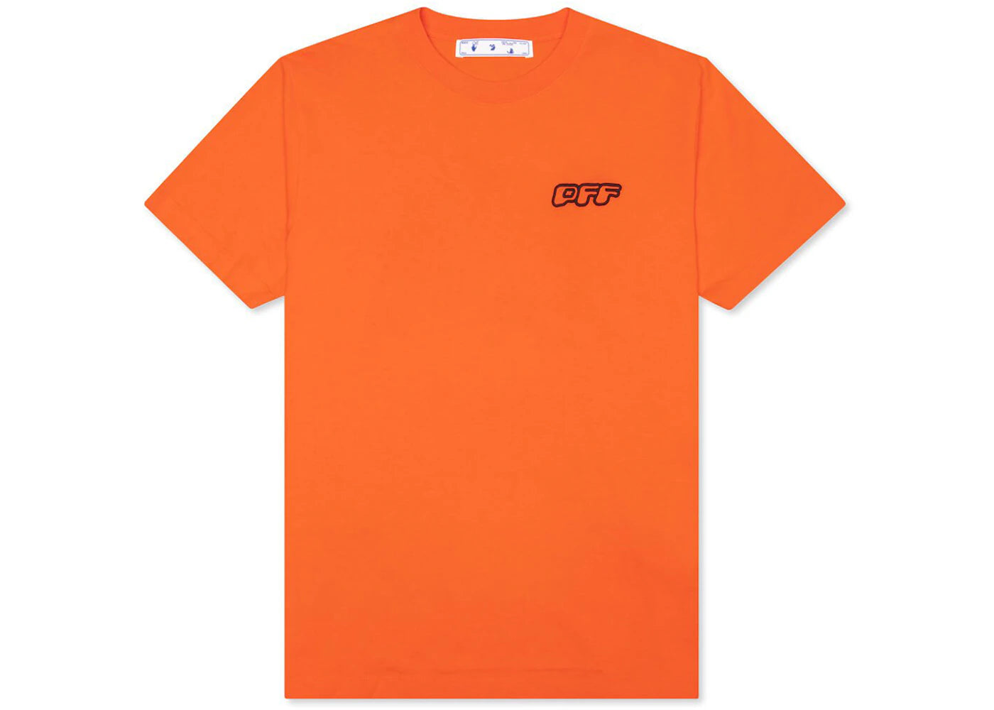 OFF-WHITE Wizard Flyer Print Slim Fit T-Shirt Orange Black