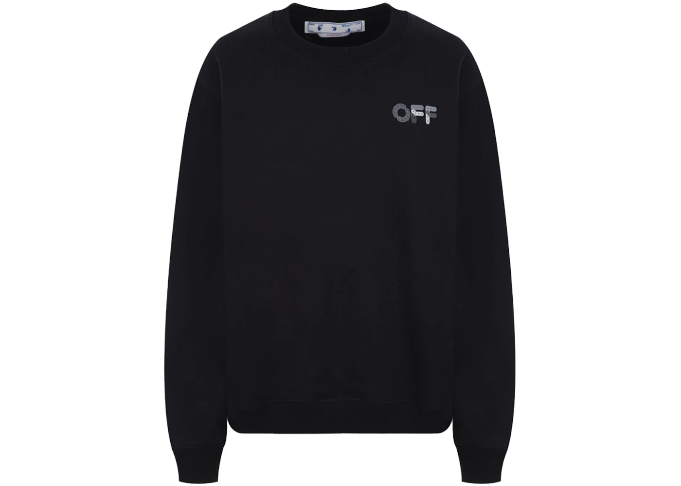 OFF-WHITE Womens Construction Arrows Crewneck Black/Multi Grey