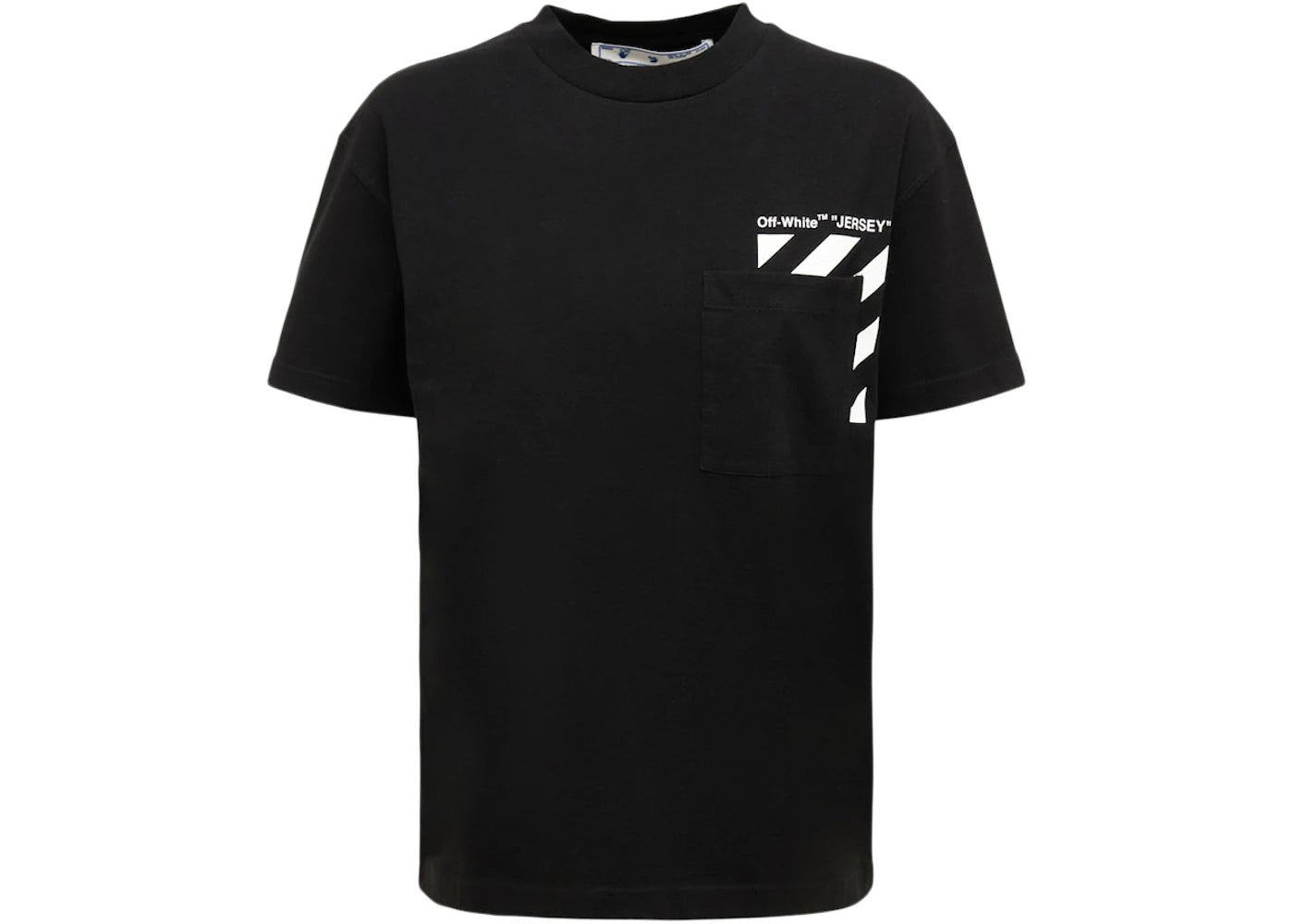 OFF-WHITE Women's Diag Pocket T-Shirt Black/White