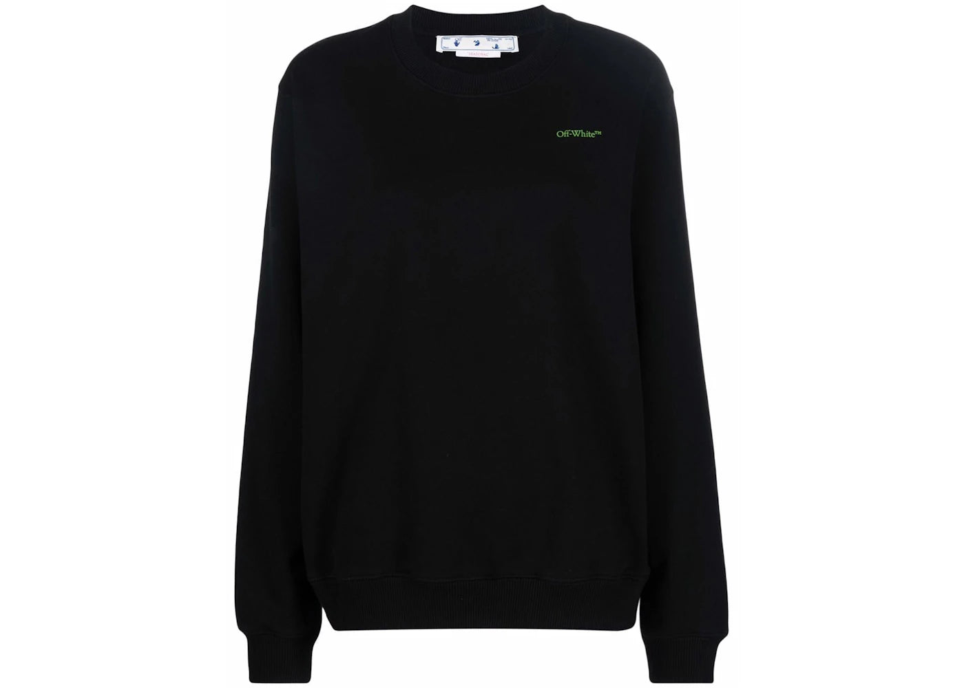 OFF-WHITE Womens Gradient Arrows Print Crewneck Black/Blue/Green