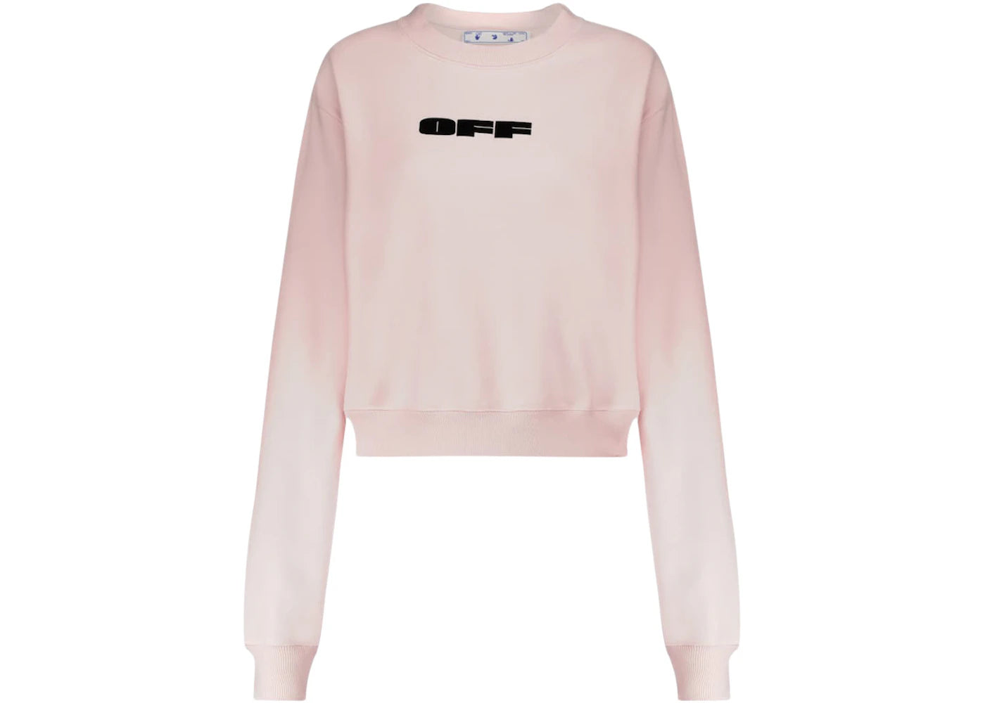 OFF-WHITE Womens OFF Logo Sweatshirt Pink/Black