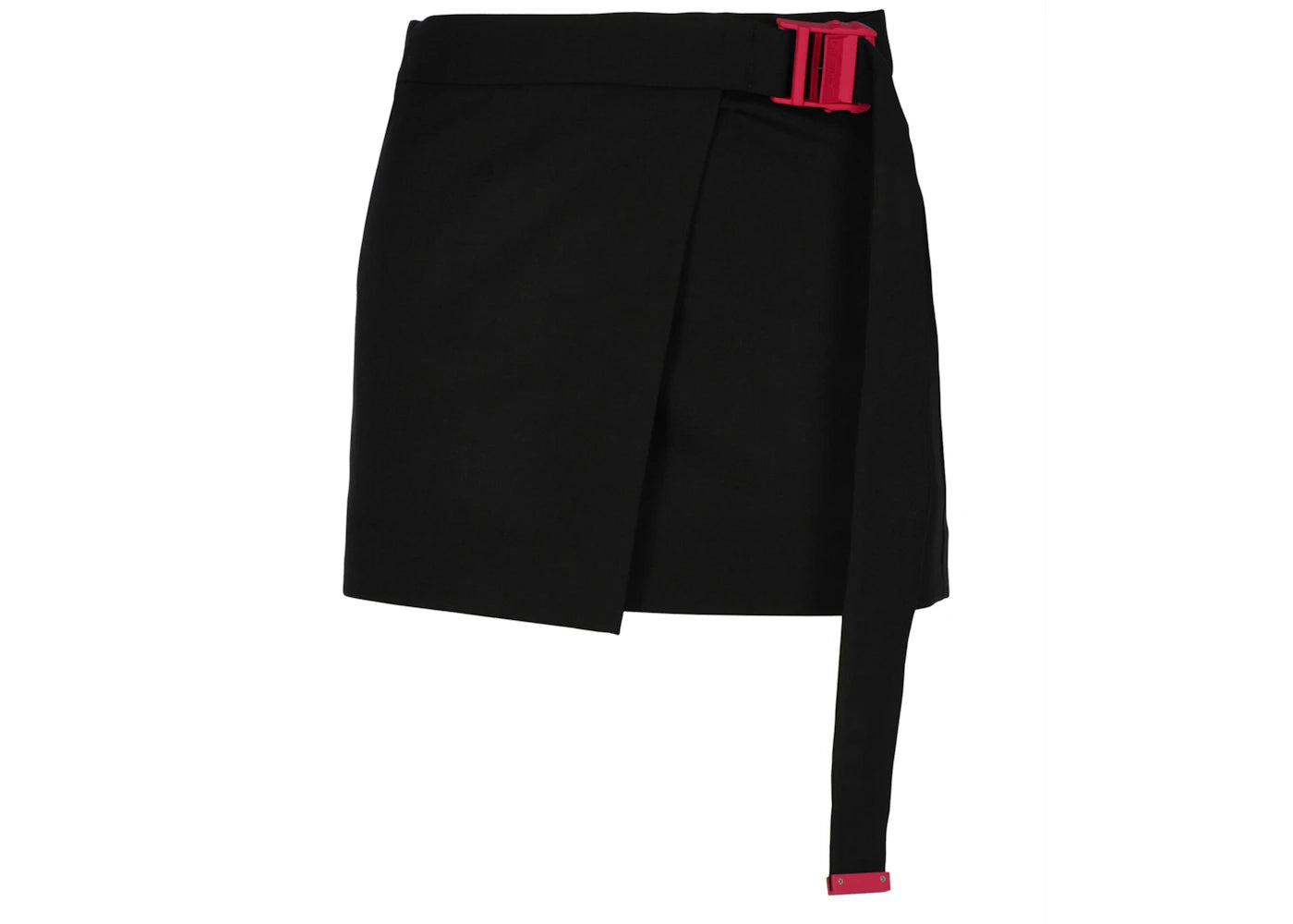 OFF-WHITE Wool Blend Mini Skirt Black