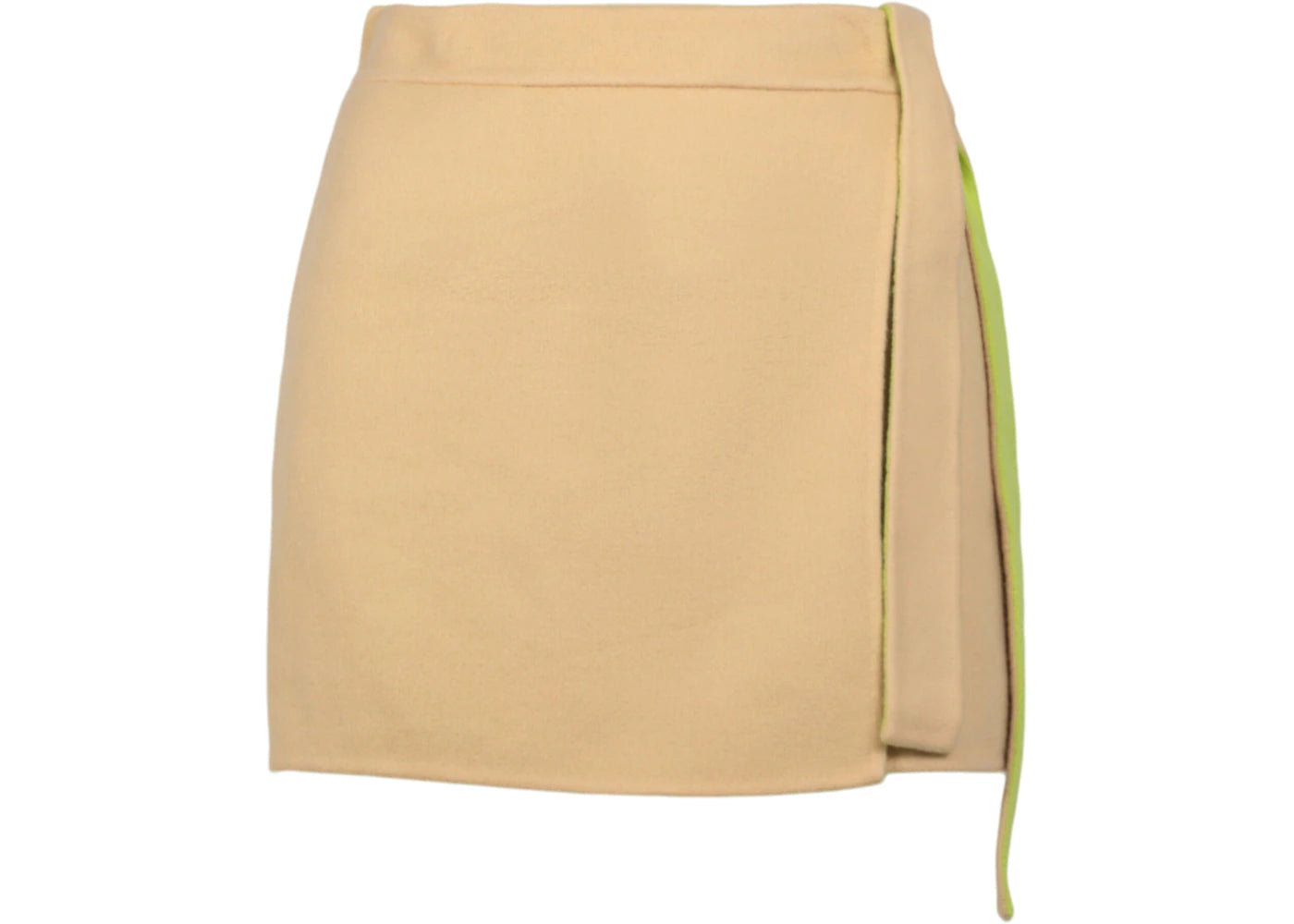 OFF-WHITE Wool Blend Mini Skirt Green