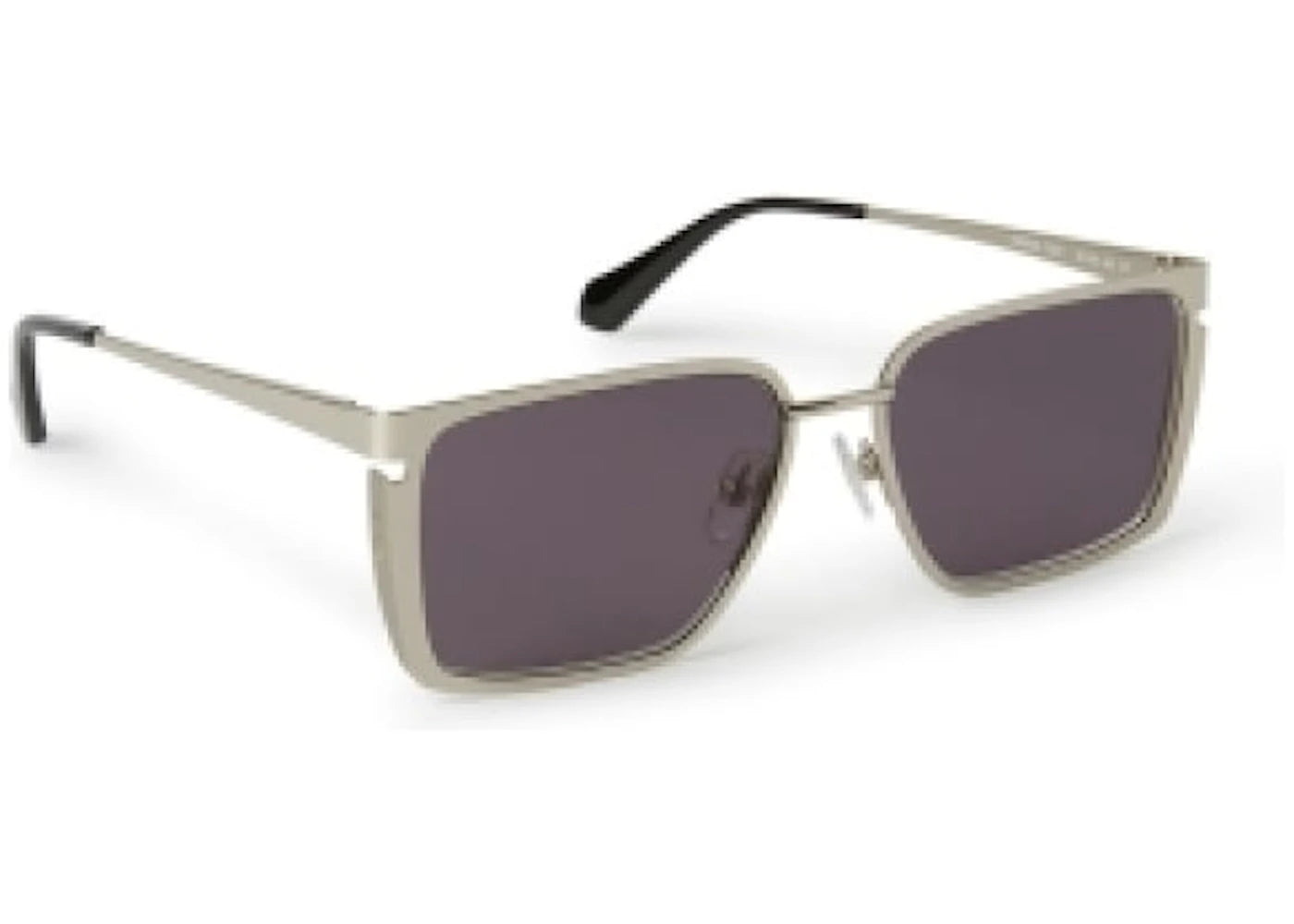 OFF-WHITE Yoder Sunglasses Silver/Dark Grey (OERI121S24MET0017207-FR)