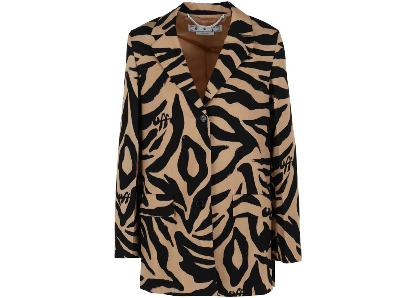 OFF-WHITE Zebra Tomboy Jacket Black
