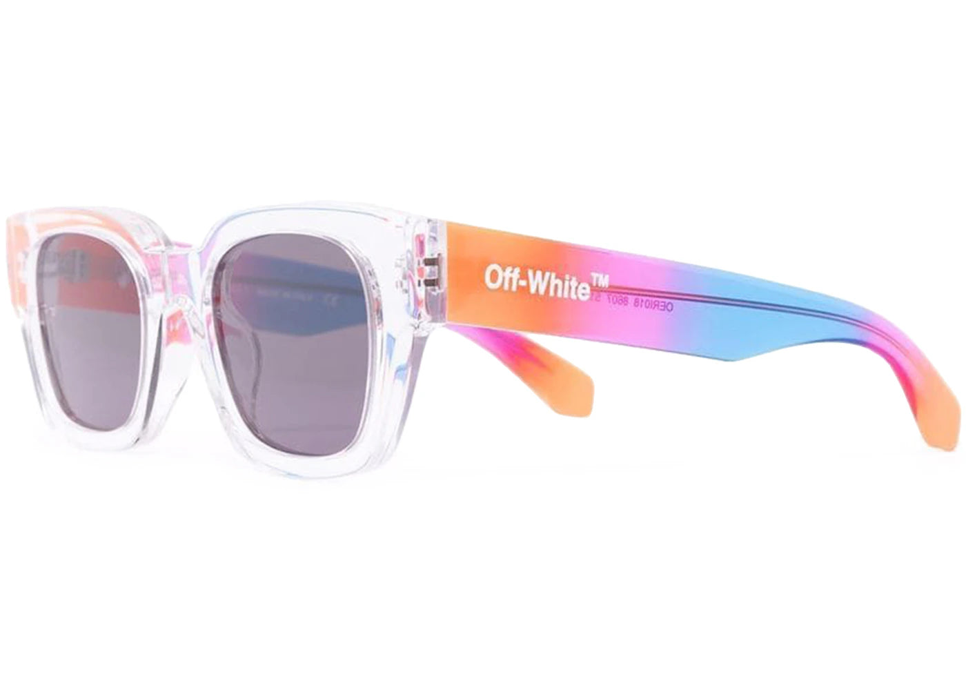 OFF-WHITE Zurich Rainbow Frame Sunglasses Clear/Multi (OERI018S22PLA0018607)