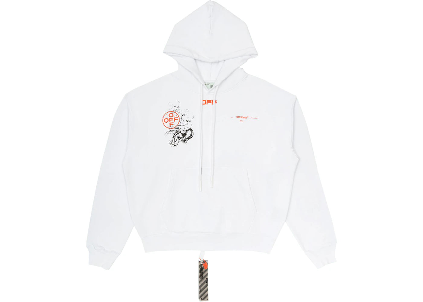 OFF-WHITE x Louvre Leonardo Hoodie White/Red