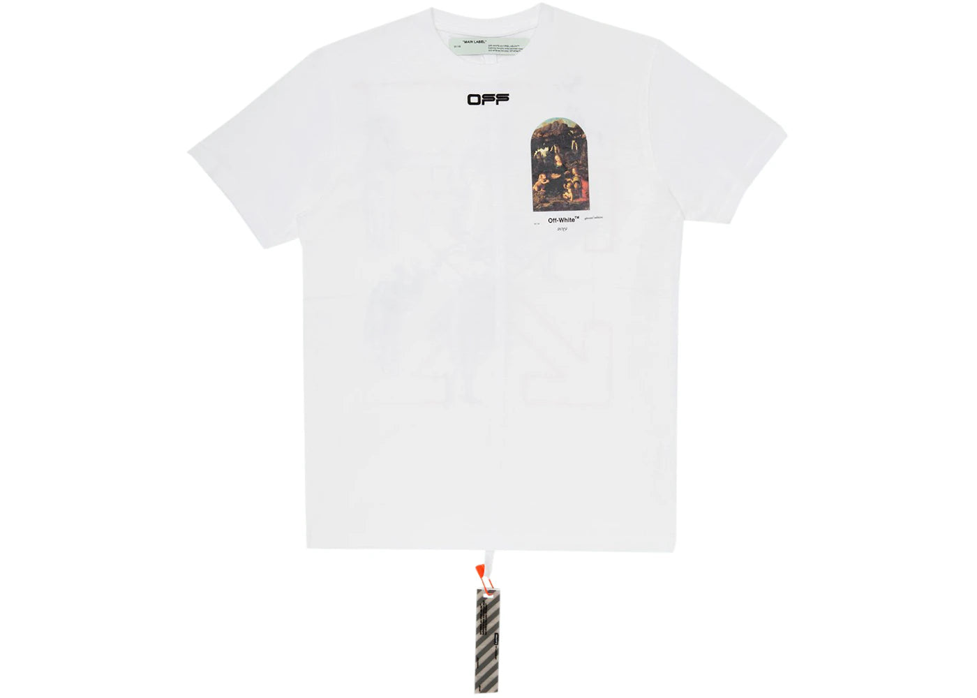 OFF-WHITE x Louvre Virgin T-shirt White/Black