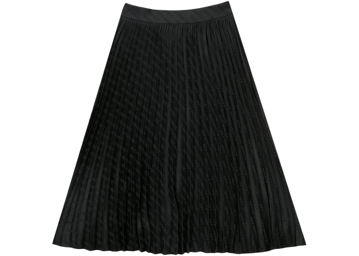 OFF-WHITE x Lunar New Year Allover Plisse Skirt Black/Black