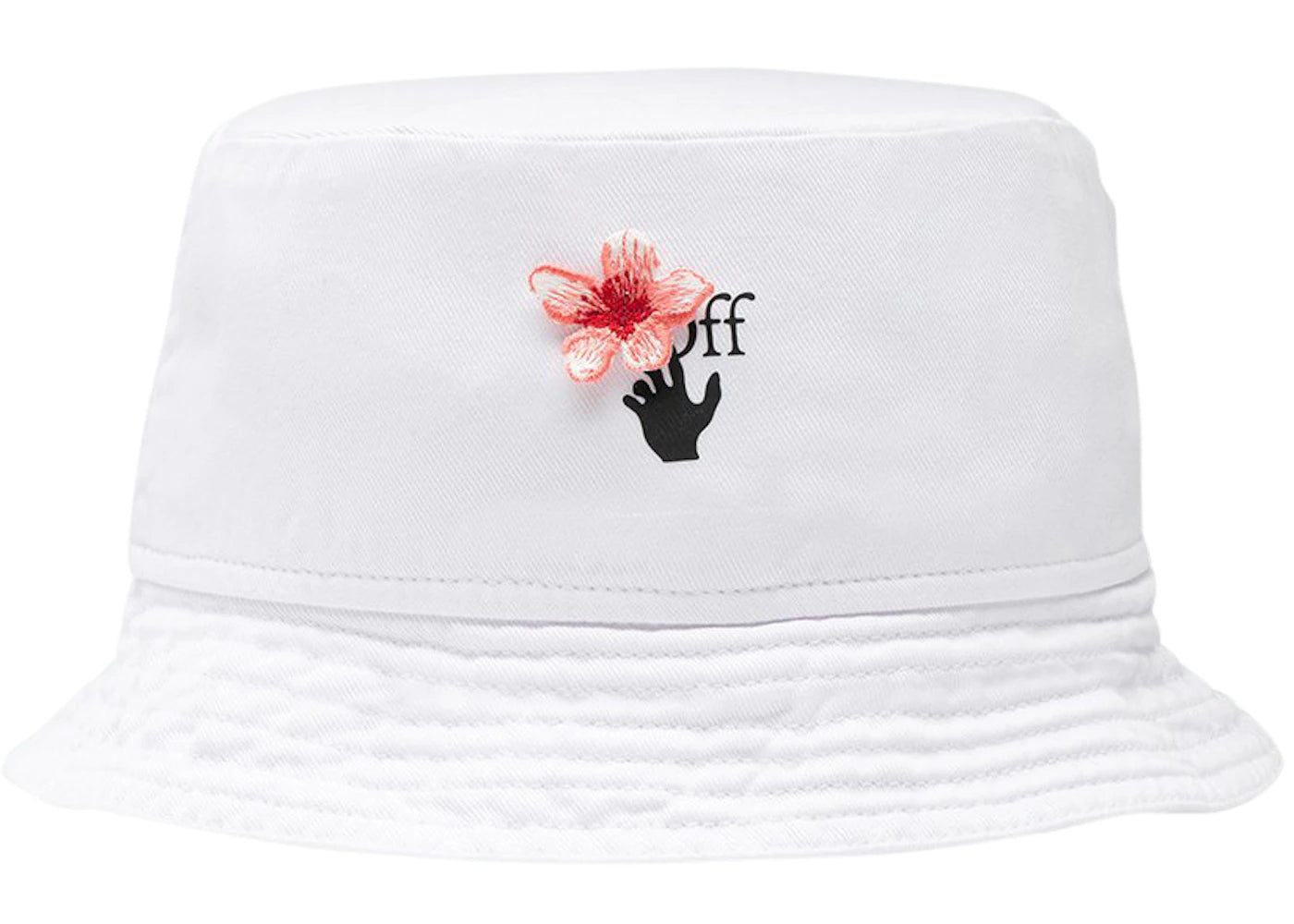 OFF-WHITE x Lunar New Year Peach Flowers Bucket Hat White/Black