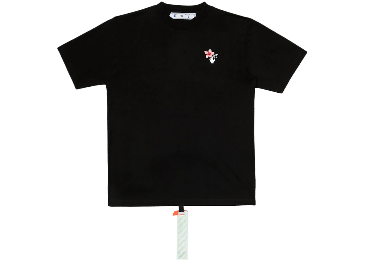 OFF-WHITE x Lunar New Year Peach Flowers T-shirt Black/White