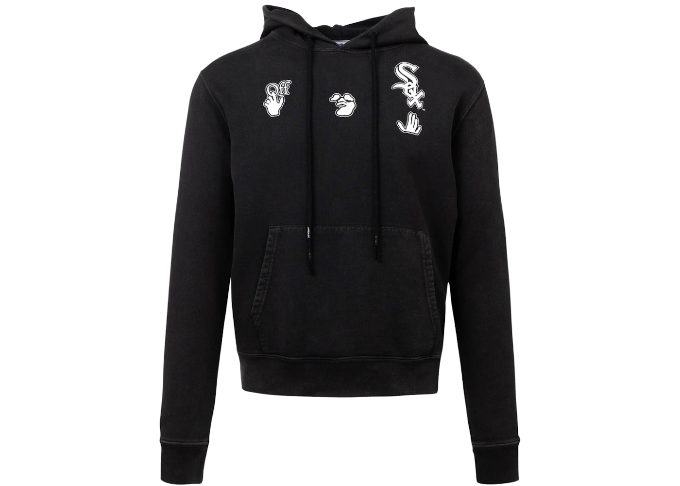 OFF-WHITE x MLB Chicago White Sox Slim Fit Hoodie Black