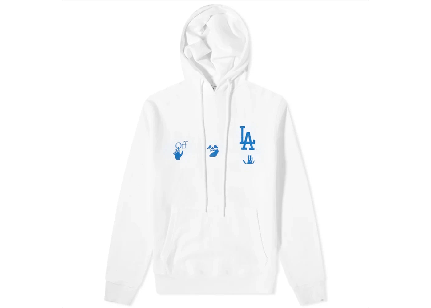 OFF-WHITE x MLB Los Angeles Dodgers Hoodie Cream/Blue