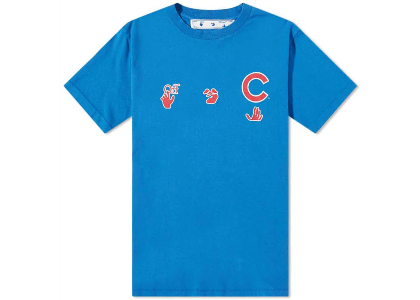 OFF-WHITE x MLB x Chicago Cubs S/S T-shirt Blue