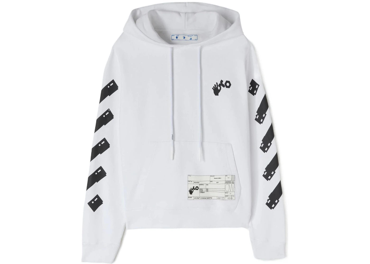 OFF-WHITE x Teenage Engineering Hoodie White