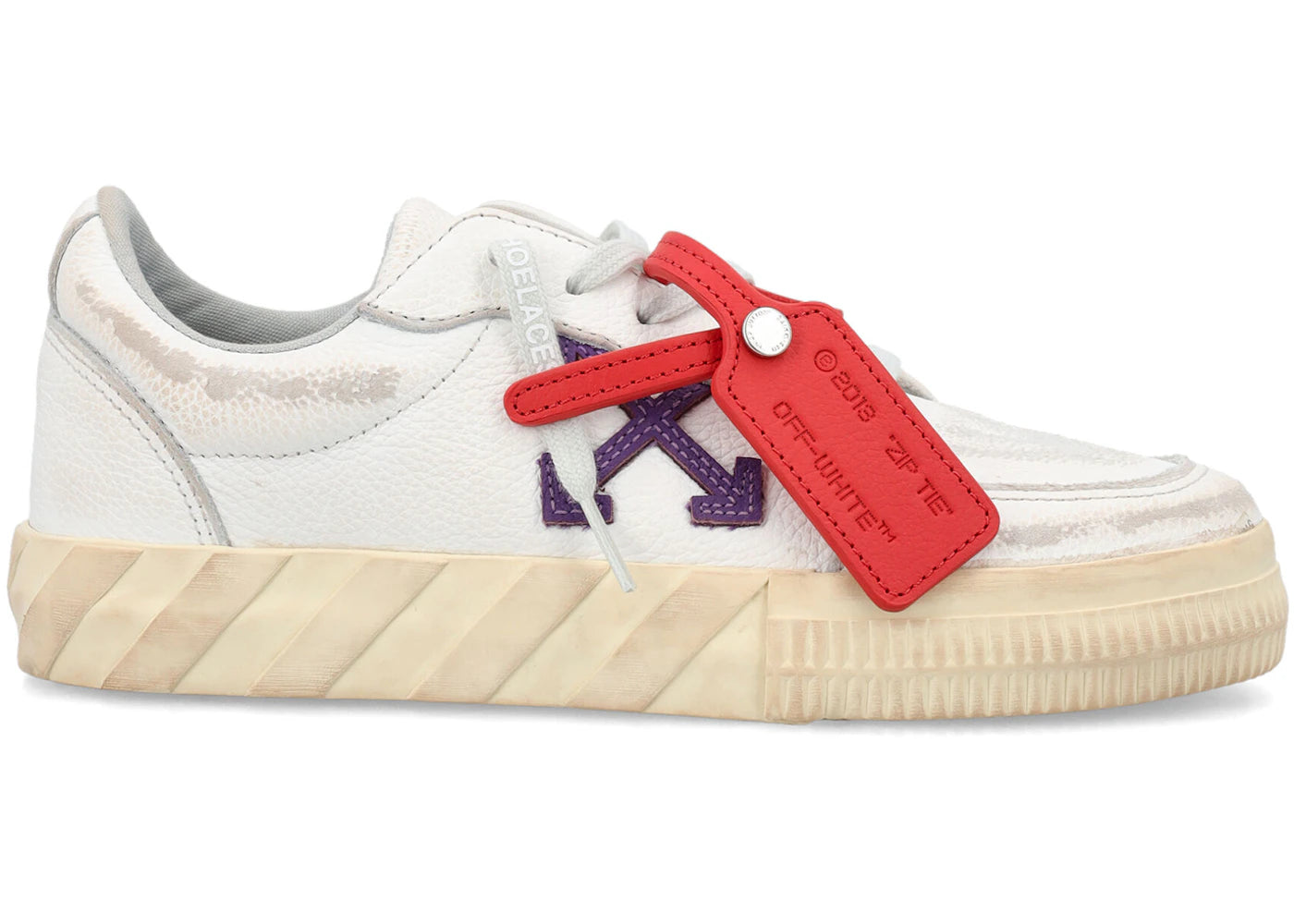 OFF-White Vulcanized Low Distressed White Purple (Women's)