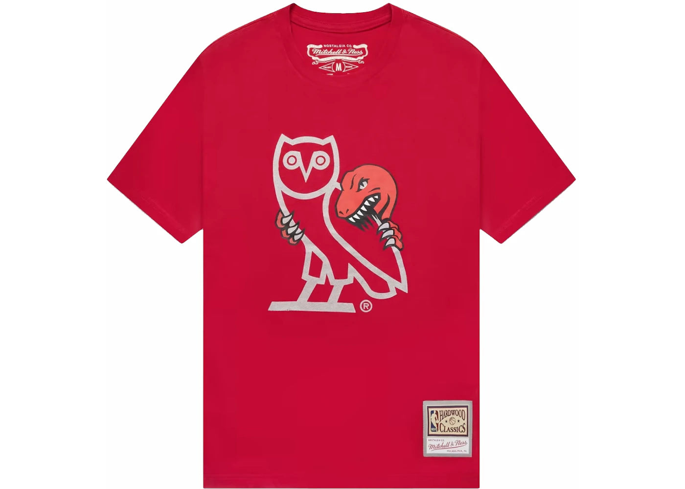 OVO 1995 Raptors OG Owl T-shirt Red