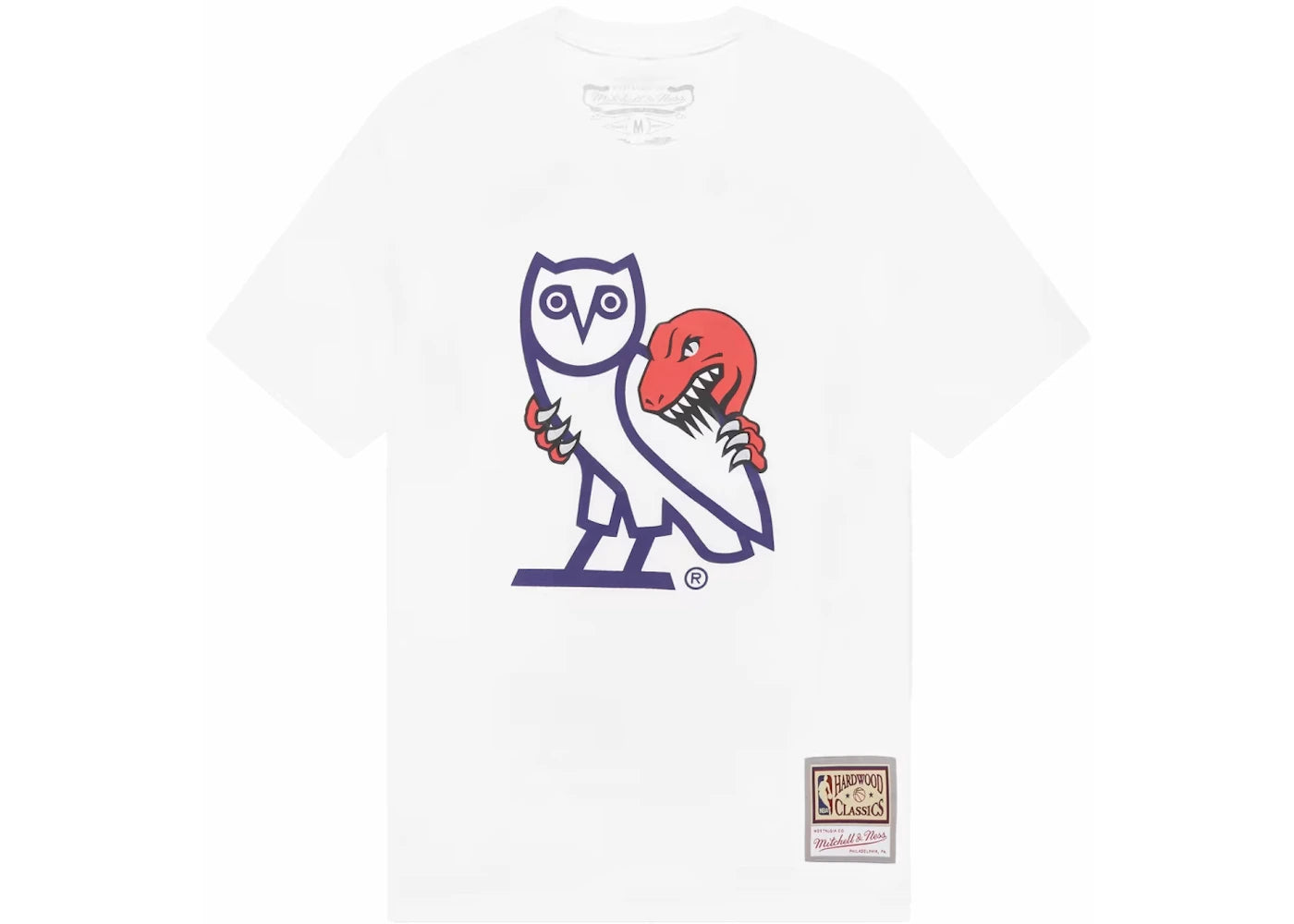 OVO 1995 Raptors OG Owl T-shirt White